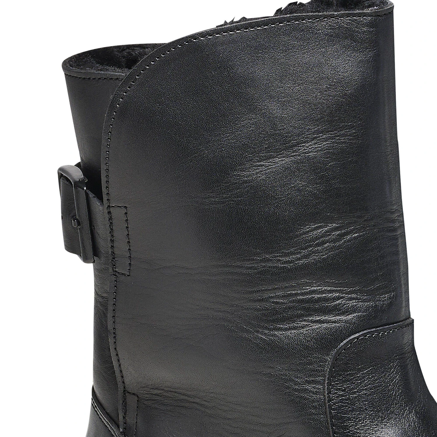 Birkenstock Uppsala Shearling Leather Black 7 Birkenstock Uppsala Shearling Leather Black - Image 7