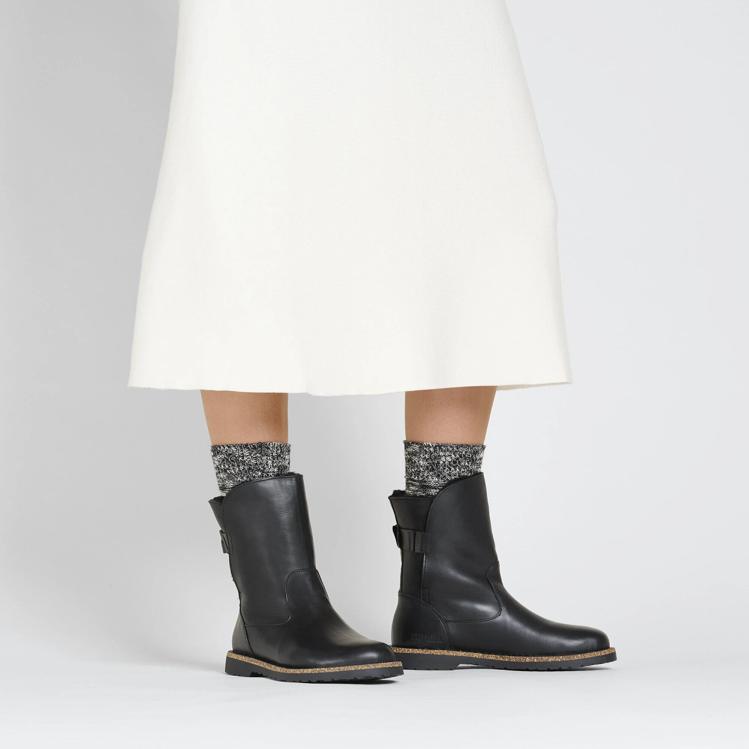 Birkenstock Uppsala Shearling Leather Black 5 Birkenstock Uppsala Shearling Leather Black - Image 5