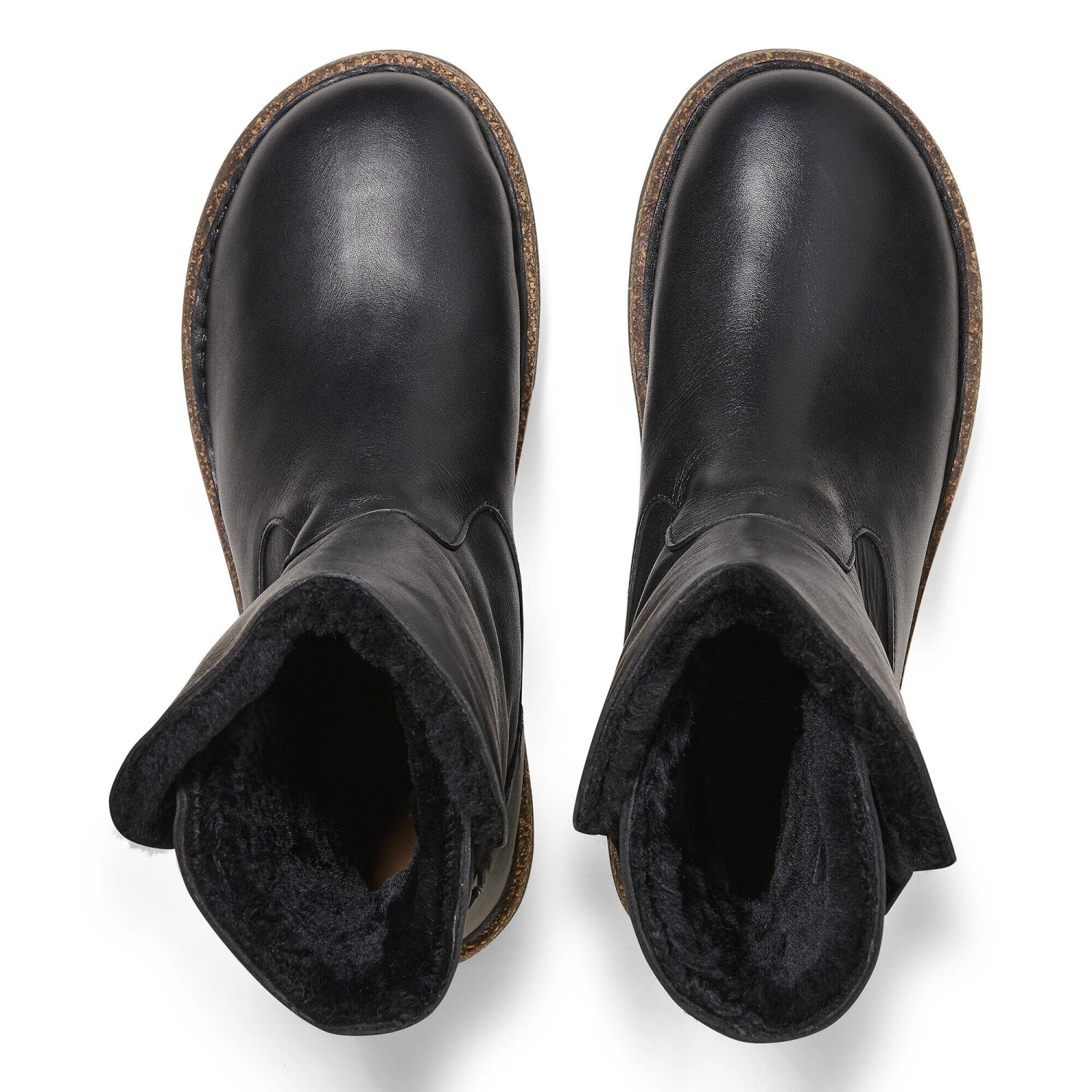 Birkenstock Uppsala Shearling Leather Black 2 Birkenstock Uppsala Shearling Leather Black - Image 2