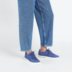 Birkenstock Bend Low Suede Embossed Corduroy Indigo -Birkenstock Sale Store 1025613 f look f