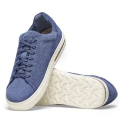 Birkenstock Bend Low Suede Embossed Corduroy Indigo -Birkenstock Sale Store 1025613 sole