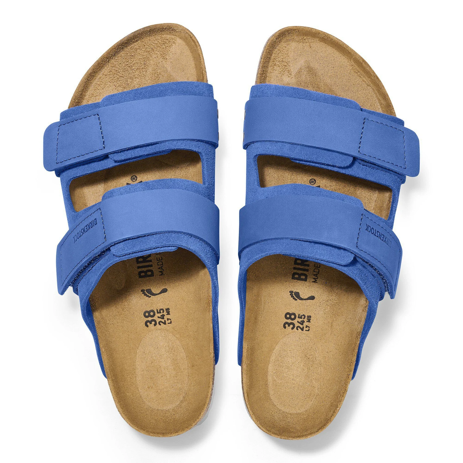 Birkenstock Uji Nubuck-Suede Leather Ultra Blue 2 Birkenstock Uji Nubuck-Suede Leather Ultra Blue - Image 2