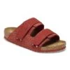 Birkenstock Uji Nubuck-Suede Leather Sienna Red