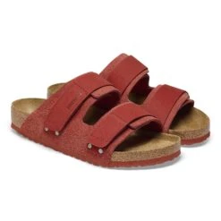 Birkenstock Uji Nubuck-Suede Leather Sienna Red -Birkenstock Sale Store 1025681 pair
