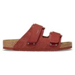 Birkenstock Uji Nubuck-Suede Leather Sienna Red -Birkenstock Sale Store 1025681 side