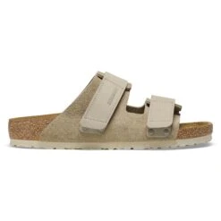 Birkenstock Uji Nubuck-Suede Leather Taupe -Birkenstock Sale Store 1025690 side