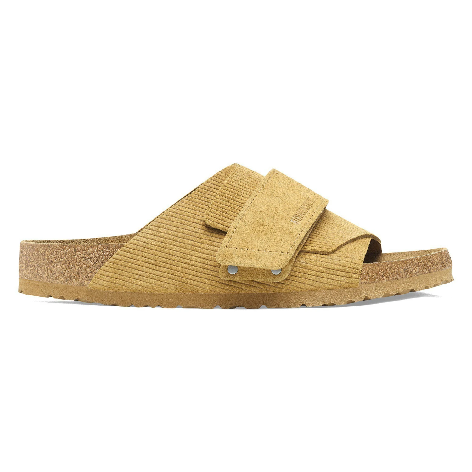 Birkenstock Kyoto Suede Embossed Corduroy Cork Brown 3 Birkenstock Kyoto Suede Embossed Corduroy Cork Brown - Image 3