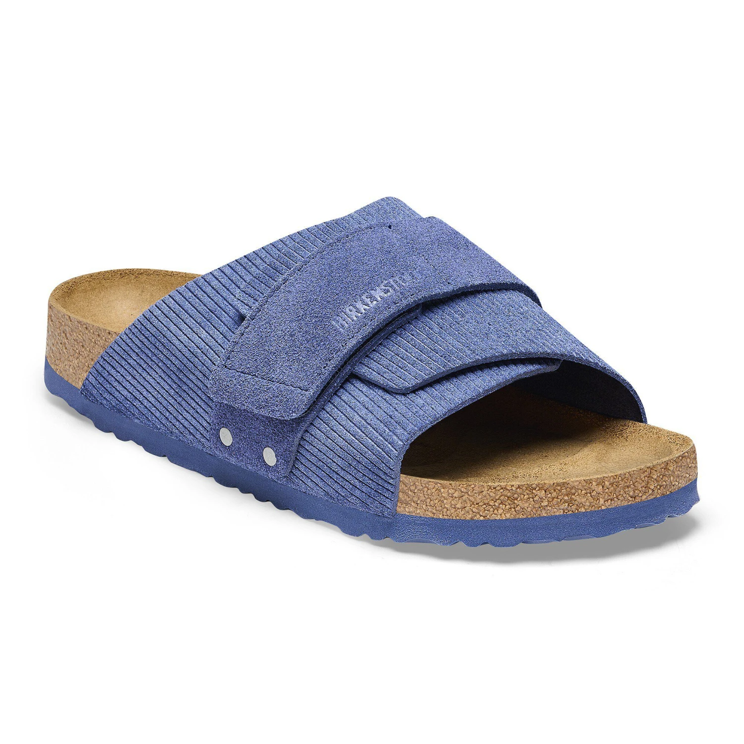 Birkenstock Kyoto Suede Embossed Corduroy Indigo 1 Birkenstock Kyoto Suede Embossed Corduroy Indigo
