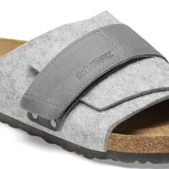 Birkenstock Kyoto Natural Leather-Felt Light Gray 12 Birkenstock Kyoto Natural Leather-Felt Light Gray -Birkenstock Sale Store 1025708 detail 1