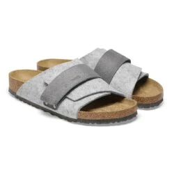 Birkenstock Kyoto Natural Leather-Felt Light Gray 14 Birkenstock Kyoto Natural Leather-Felt Light Gray -Birkenstock Sale Store 1025708 pair