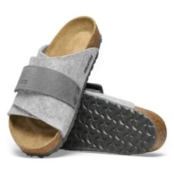 Birkenstock Kyoto Natural Leather-Felt Light Gray 13 Birkenstock Kyoto Natural Leather-Felt Light Gray -Birkenstock Sale Store 1025708 sole