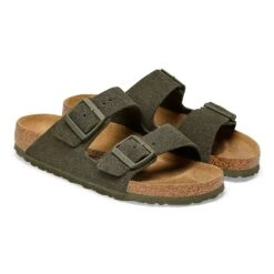 Birkenstock Arizona Suede Leather Thyme -Birkenstock Sale Store 1025720 pair