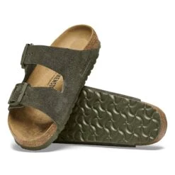 Birkenstock Arizona Suede Leather Thyme -Birkenstock Sale Store 1025720 sole