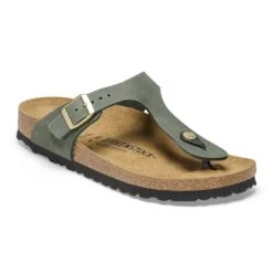Birkenstock Gizeh Nubuck Leather Thyme