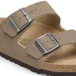 Birkenstock Arizona Vegan Synthetics Gray Taupe -Birkenstock Sale Store 1025779 detail 1