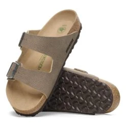 Birkenstock Arizona Vegan Synthetics Gray Taupe -Birkenstock Sale Store 1025779 sole