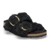 Birkenstock Arizona Big Buckle Shearling Black Gold