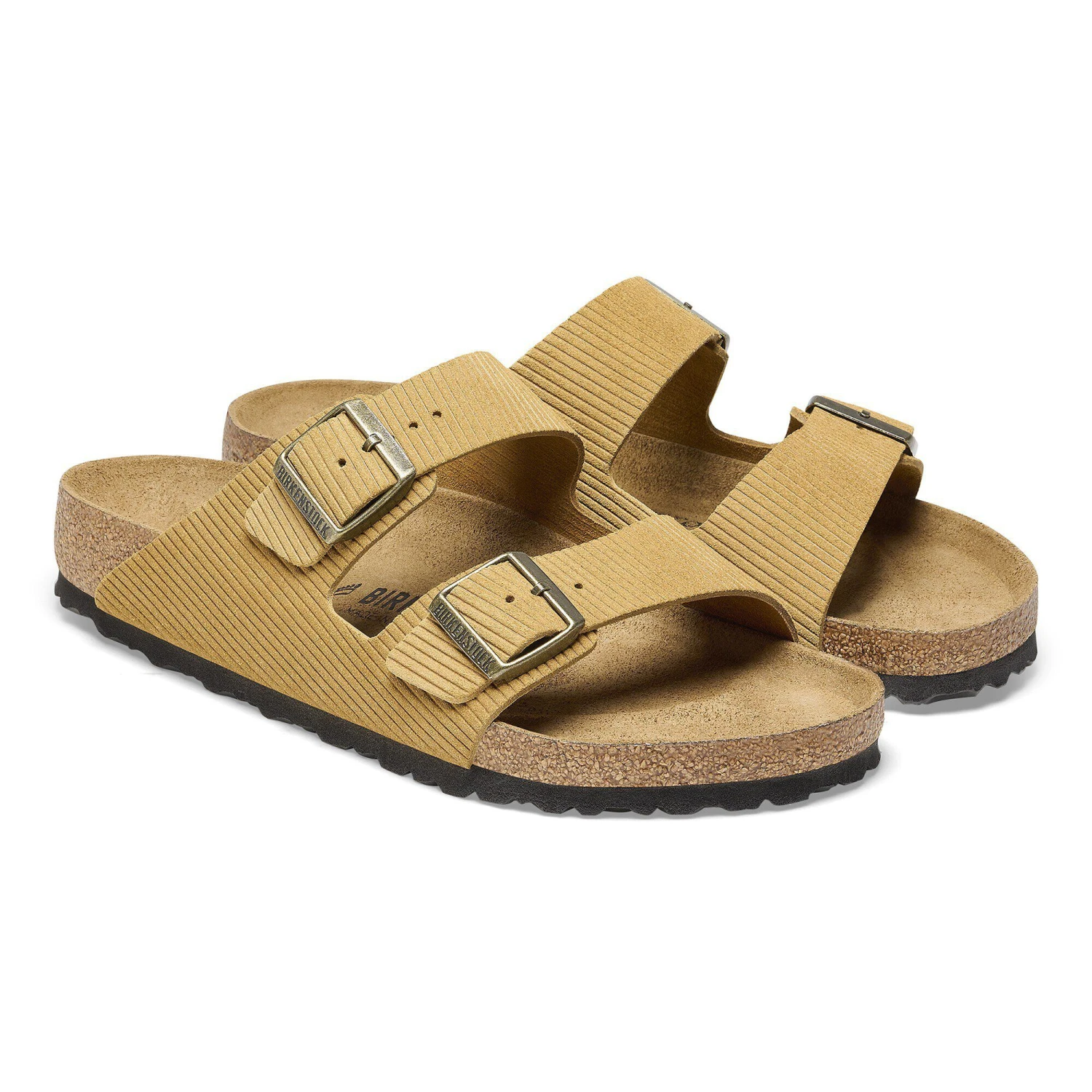 Birkenstock Arizona Suede Embossed Corduroy Cork Brown 10 Birkenstock Arizona Suede Embossed Corduroy Cork Brown - Image 10