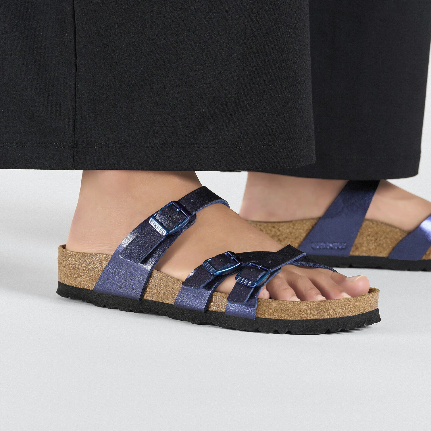 Birkenstock Franca Birko-Flor Graceful Midnight Blue 5 Birkenstock Franca Birko-Flor Graceful Midnight Blue - Image 5