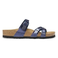 Birkenstock Franca Birko-Flor Graceful Midnight Blue 10 Birkenstock Franca Birko-Flor Graceful Midnight Blue -Birkenstock Sale Store 1026119 side