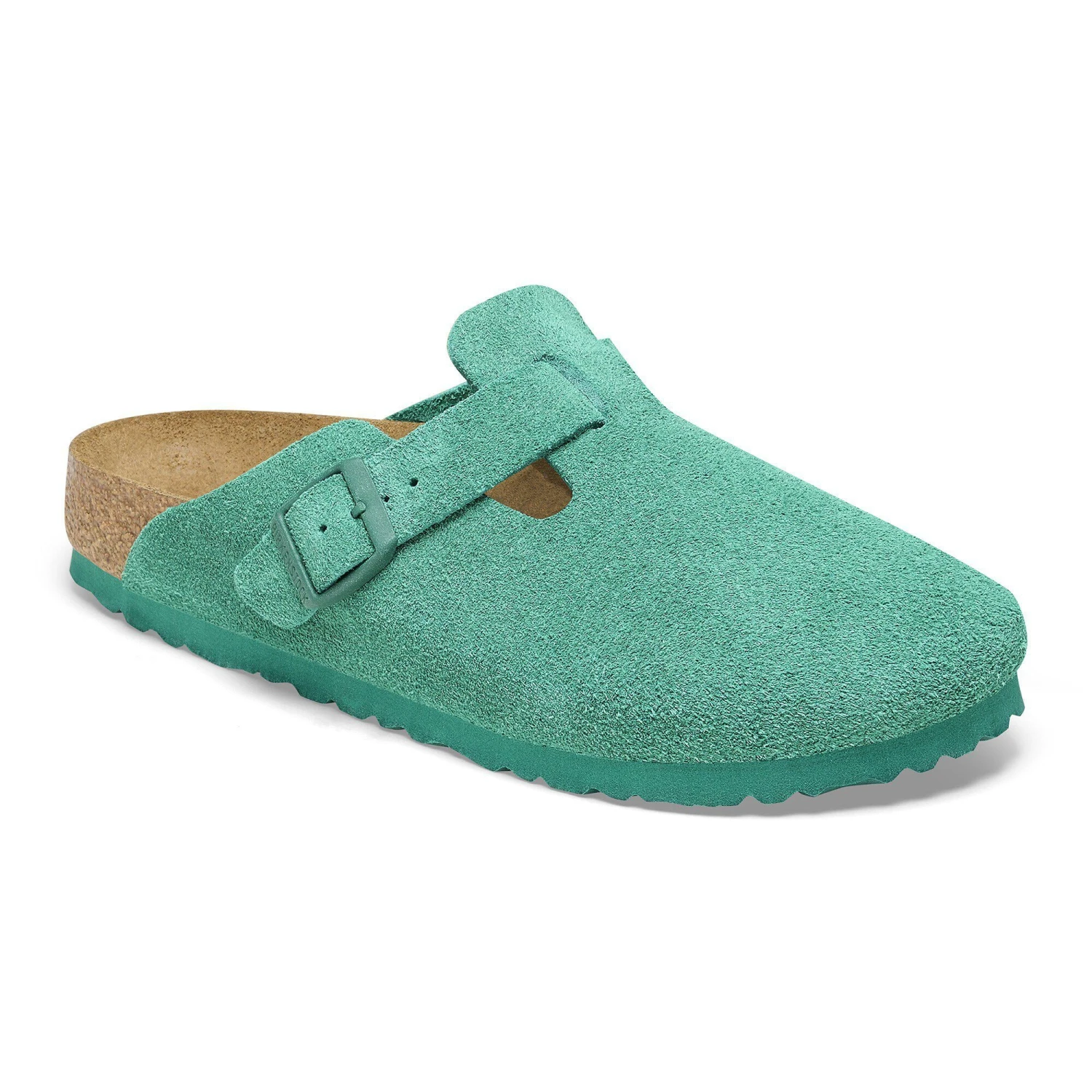 Birkenstock Boston Suede Leather Digital Green 1 Birkenstock Boston Suede Leather Digital Green