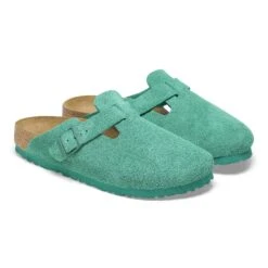Birkenstock Boston Suede Leather Digital Green 15 Birkenstock Boston Suede Leather Digital Green -Birkenstock Sale Store 1026129 pair