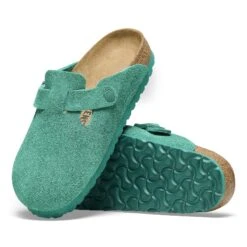Birkenstock Boston Suede Leather Digital Green 16 Birkenstock Boston Suede Leather Digital Green -Birkenstock Sale Store 1026129 sole