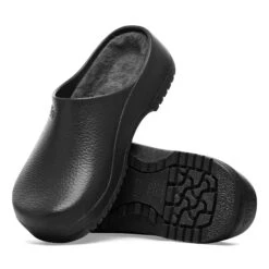 Birkenstock Super-Birki Shearling Polyurethane Jet Black 10 Birkenstock Super-Birki Shearling Polyurethane Jet Black -Birkenstock Sale Store 1026130 sole
