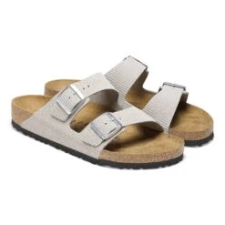 Birkenstock Arizona Suede Embossed Corduroy Stone Coin -Birkenstock Sale Store 1026131 pair