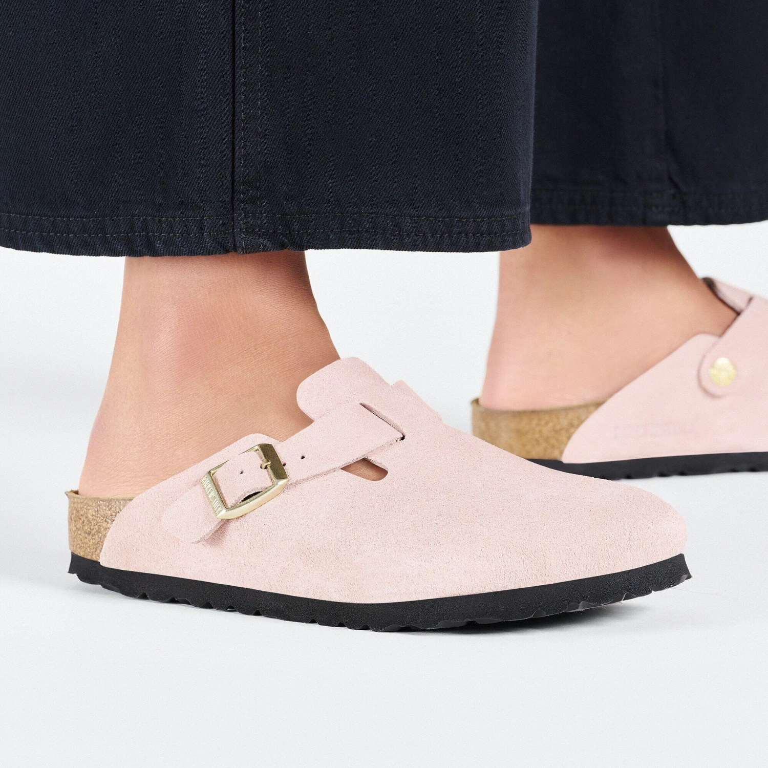 Birkenstock Boston Suede Leather Light Rose 11 Birkenstock Boston Suede Leather Light Rose - Image 11