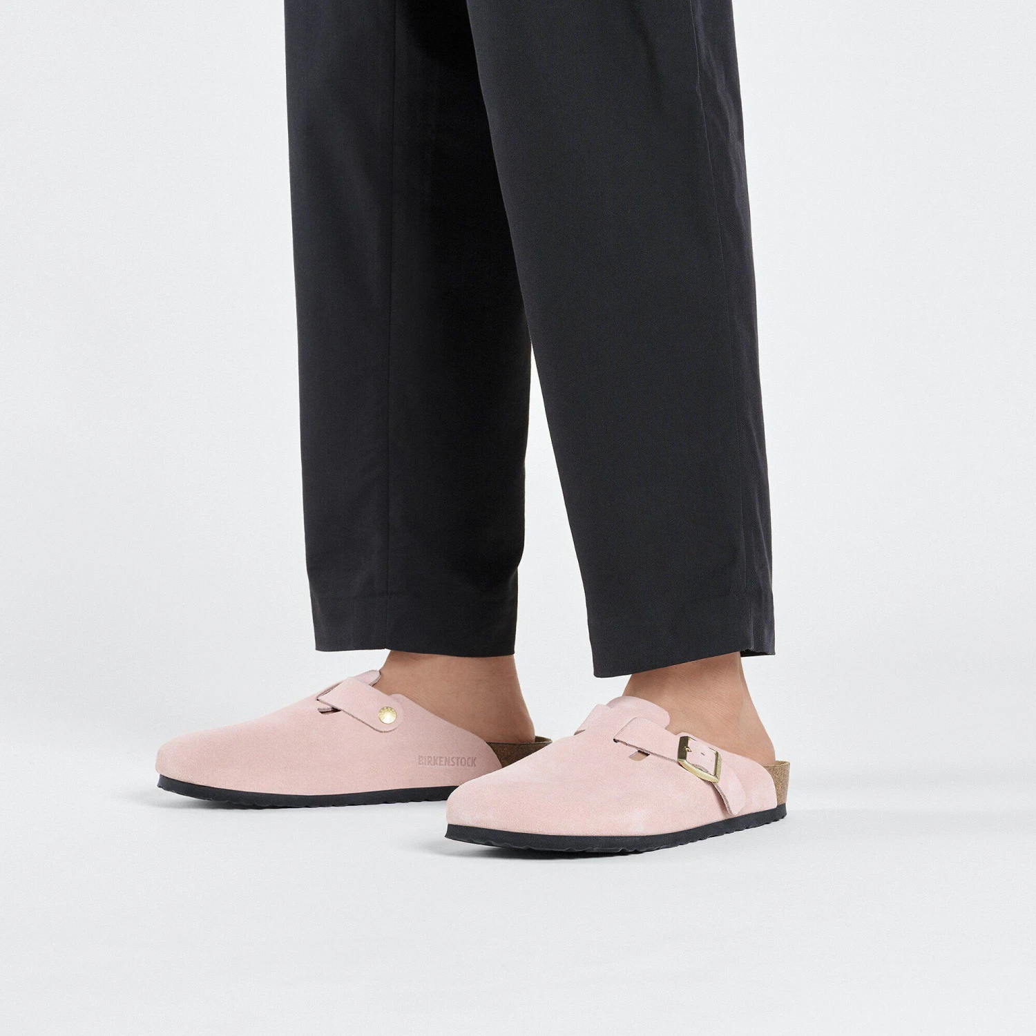Birkenstock Boston Suede Leather Light Rose 10 Birkenstock Boston Suede Leather Light Rose - Image 10