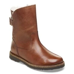 Birkenstock Uppsala Shearling Leather Cognac