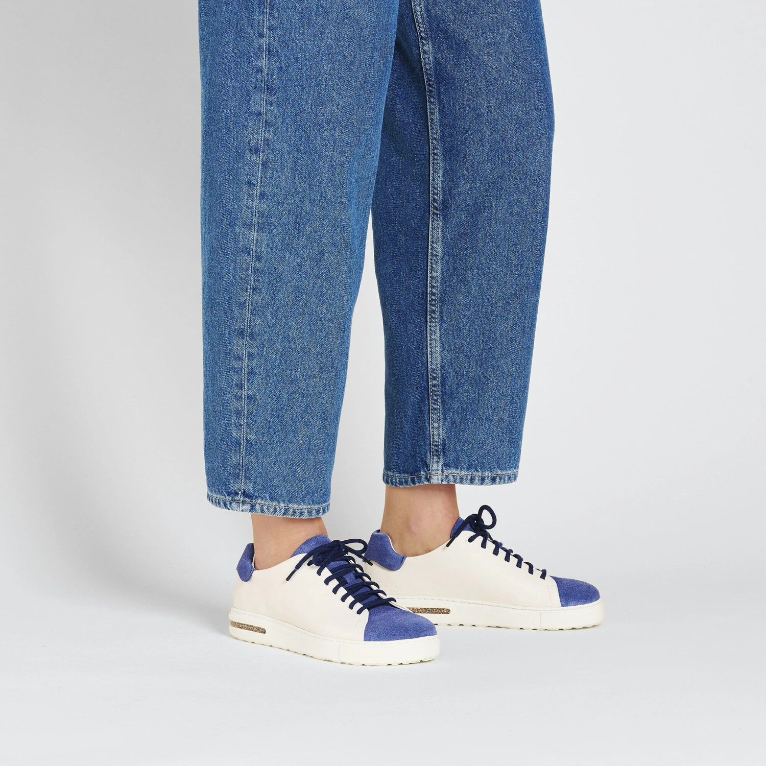 Birkenstock Bend Low Decon Pop Natural Leather-Nubuck Indigo Blue/Eggshell 6 Birkenstock Bend Low Decon Pop Natural Leather-Nubuck Indigo Blue/Eggshell - Image 6