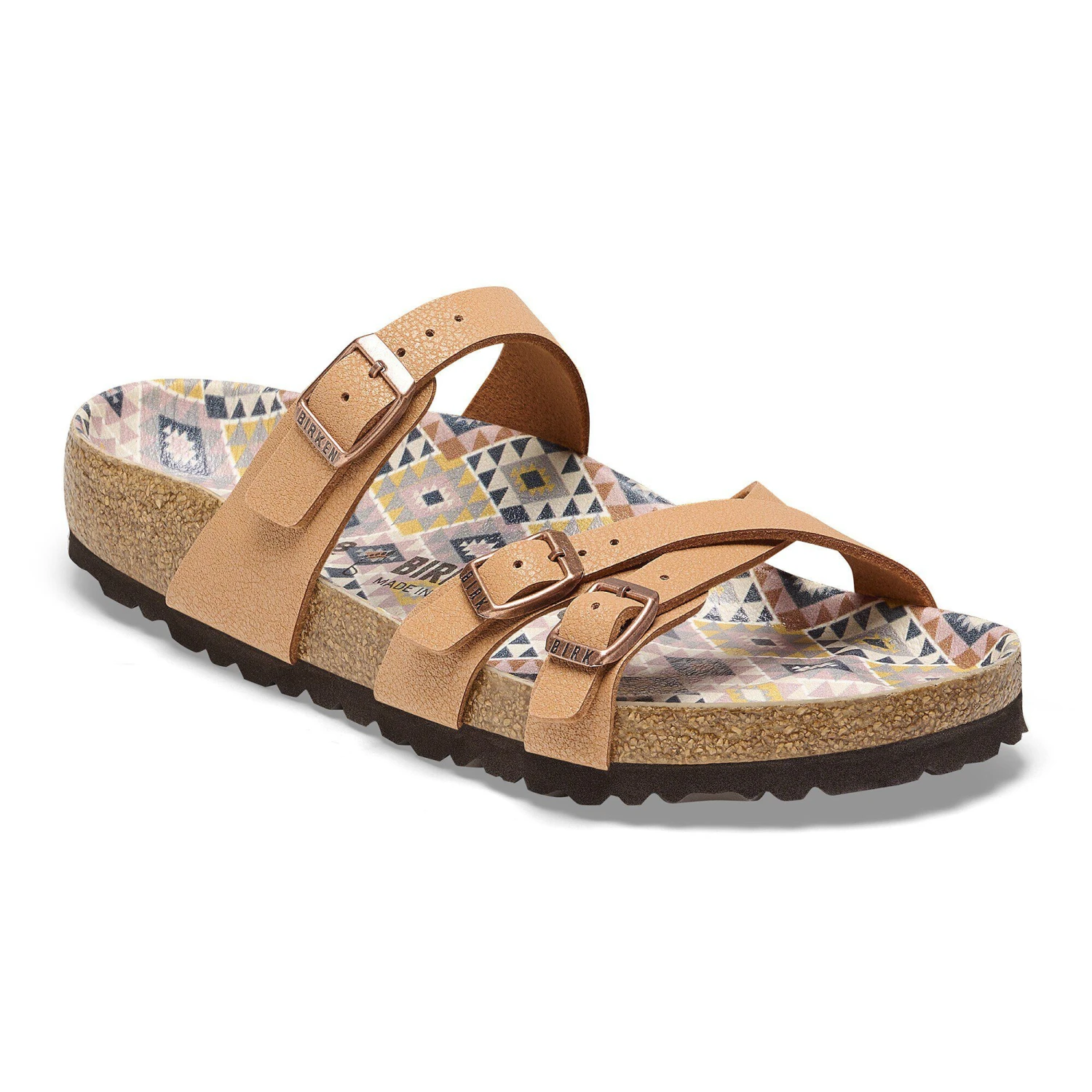 Birkenstock Franca Vegan Birkibuc Pecan 1 Birkenstock Franca Vegan Birkibuc Pecan