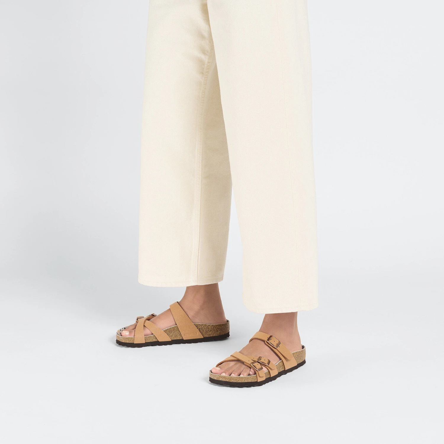 Birkenstock Franca Vegan Birkibuc Pecan 5 Birkenstock Franca Vegan Birkibuc Pecan - Image 5