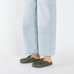 Birkenstock Boston Essentials EVA Khaki -Birkenstock Sale Store 1026215 f look f