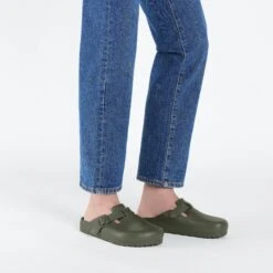 Birkenstock Boston Essentials EVA Khaki -Birkenstock Sale Store 1026215 f look m