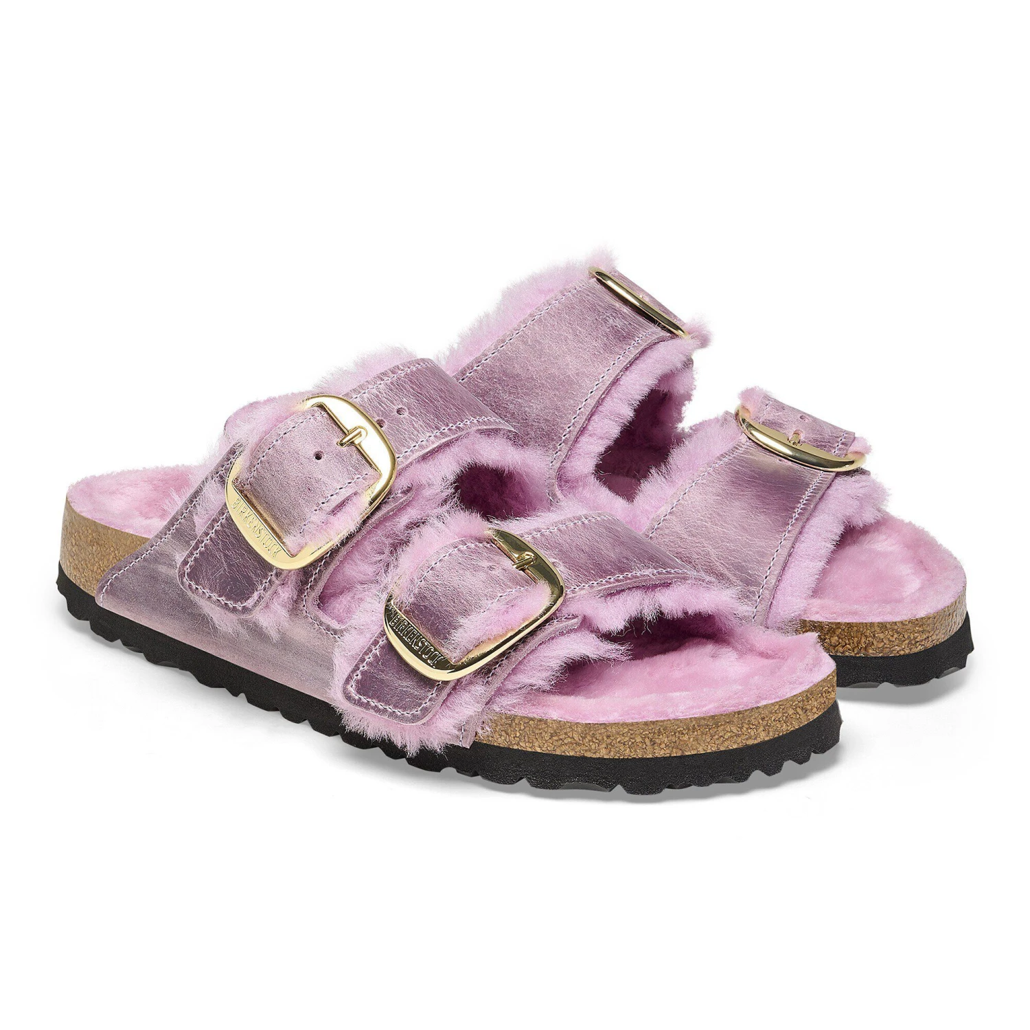 Birkenstock Arizona Big Buckle Shearling Oiled Leather Lavender 11 Birkenstock Arizona Big Buckle Shearling Oiled Leather Lavender - Image 11