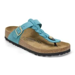 Birkenstock Gizeh Braided Oiled Leather Biscay Bay
