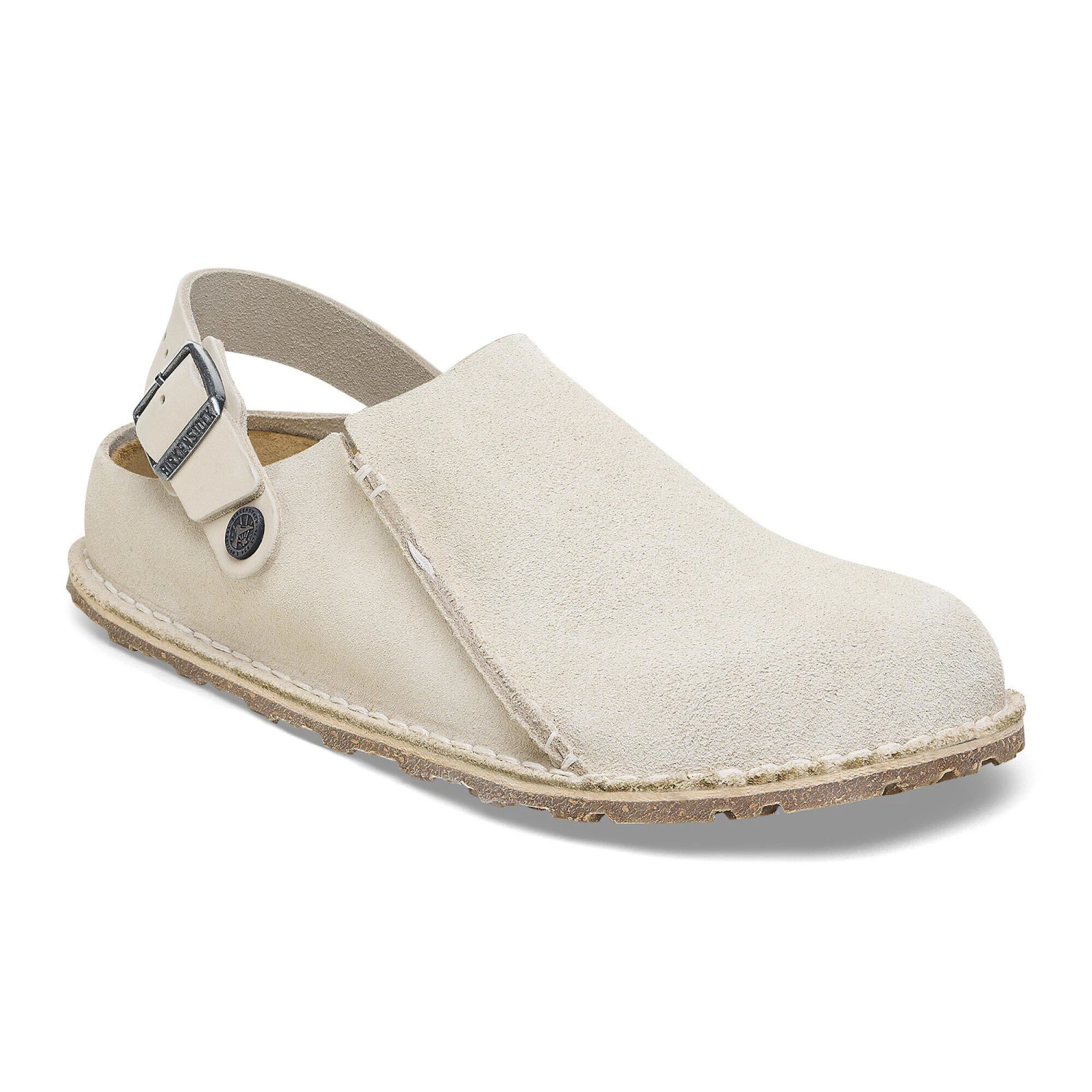 Birkenstock Lutry Premium Suede Suede Leather Eggshell 1 Birkenstock Lutry Premium Suede Suede Leather Eggshell
