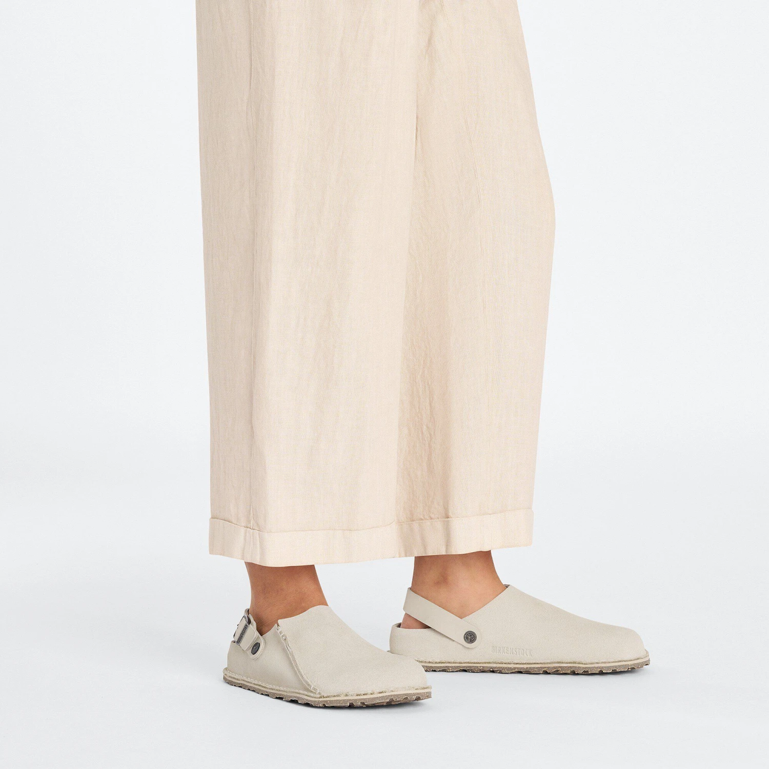 Birkenstock Lutry Premium Suede Suede Leather Eggshell 5 Birkenstock Lutry Premium Suede Suede Leather Eggshell - Image 5