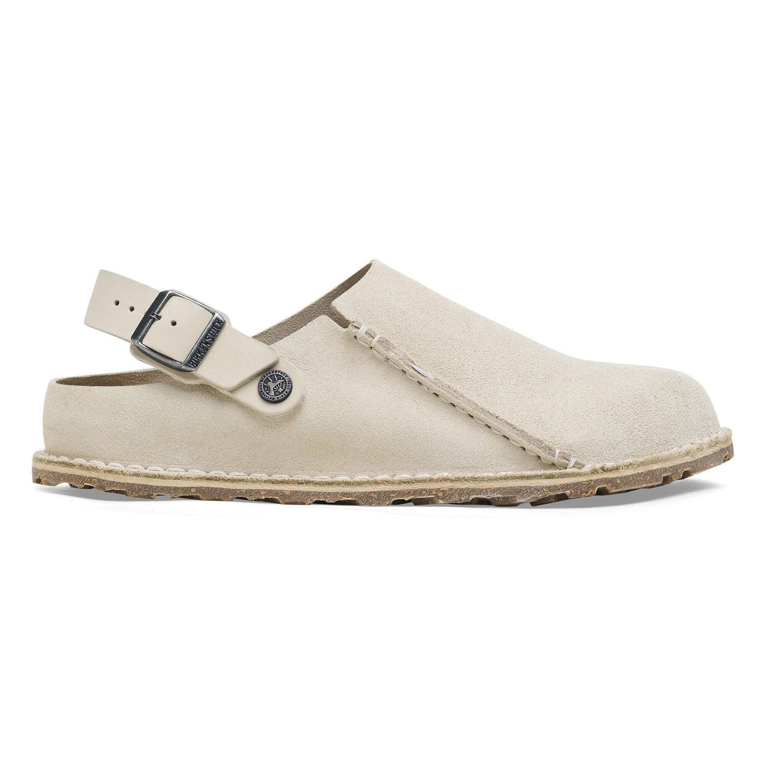 Birkenstock Lutry Premium Suede Suede Leather Eggshell 3 Birkenstock Lutry Premium Suede Suede Leather Eggshell - Image 3