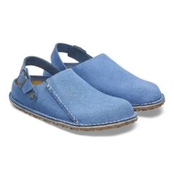 Birkenstock Lutry Premium Suede Suede Leather Elemental Blue -Birkenstock Sale Store 1026361 pair