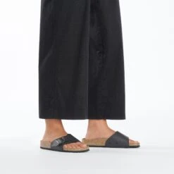 Birkenstock Catalina Birko-Flor Black -Birkenstock Sale Store 1026459 f look f