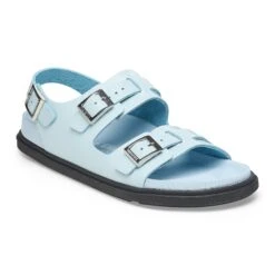 Birkenstock Cannes Leather Mineral Blue
