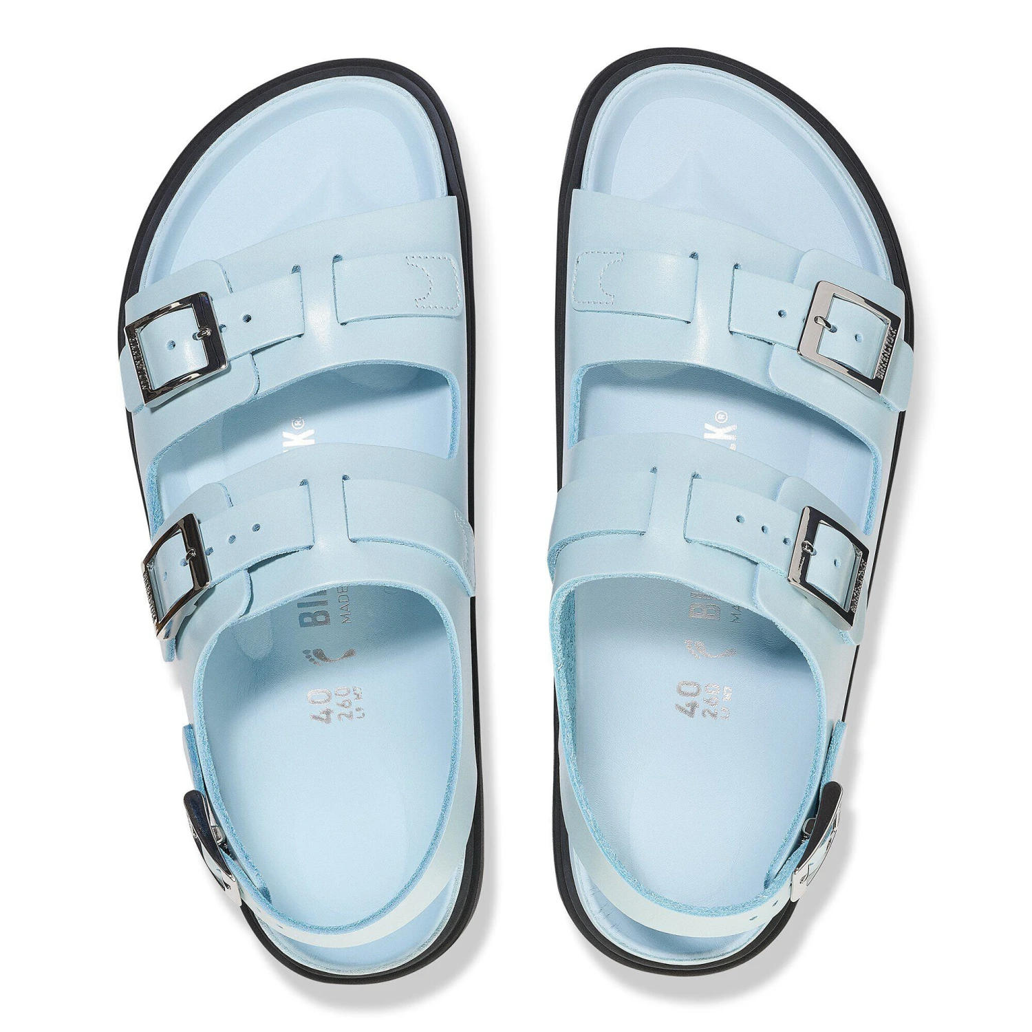 Birkenstock Cannes Leather Mineral Blue 2 Birkenstock Cannes Leather Mineral Blue - Image 2