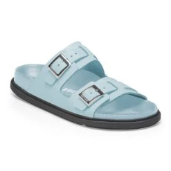 Birkenstock St Barths Leather Mineral Blue