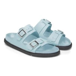 Birkenstock St Barths Leather Mineral Blue -Birkenstock Sale Store 1026470 pair