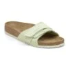 Birkenstock Oita Suede Leather Faded Lime