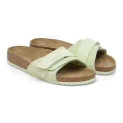 Birkenstock Oita Suede Leather Faded Lime -Birkenstock Sale Store 1026509 pair